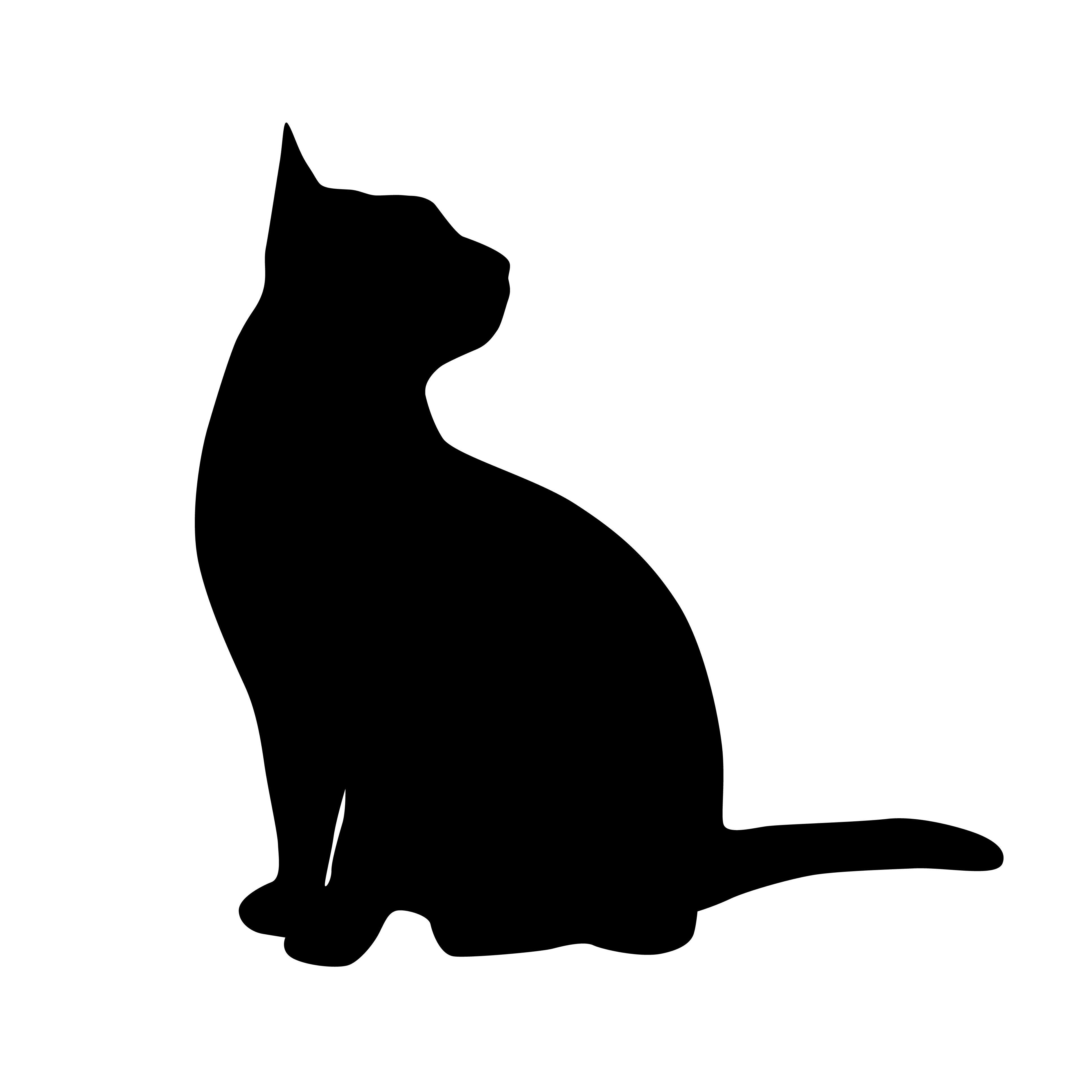 Cat silhouette